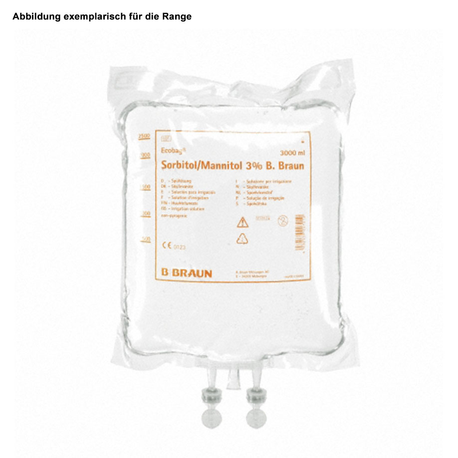 Sorbitol/Mannitol 3 % B. Braun, Ecobag CE with standard port system