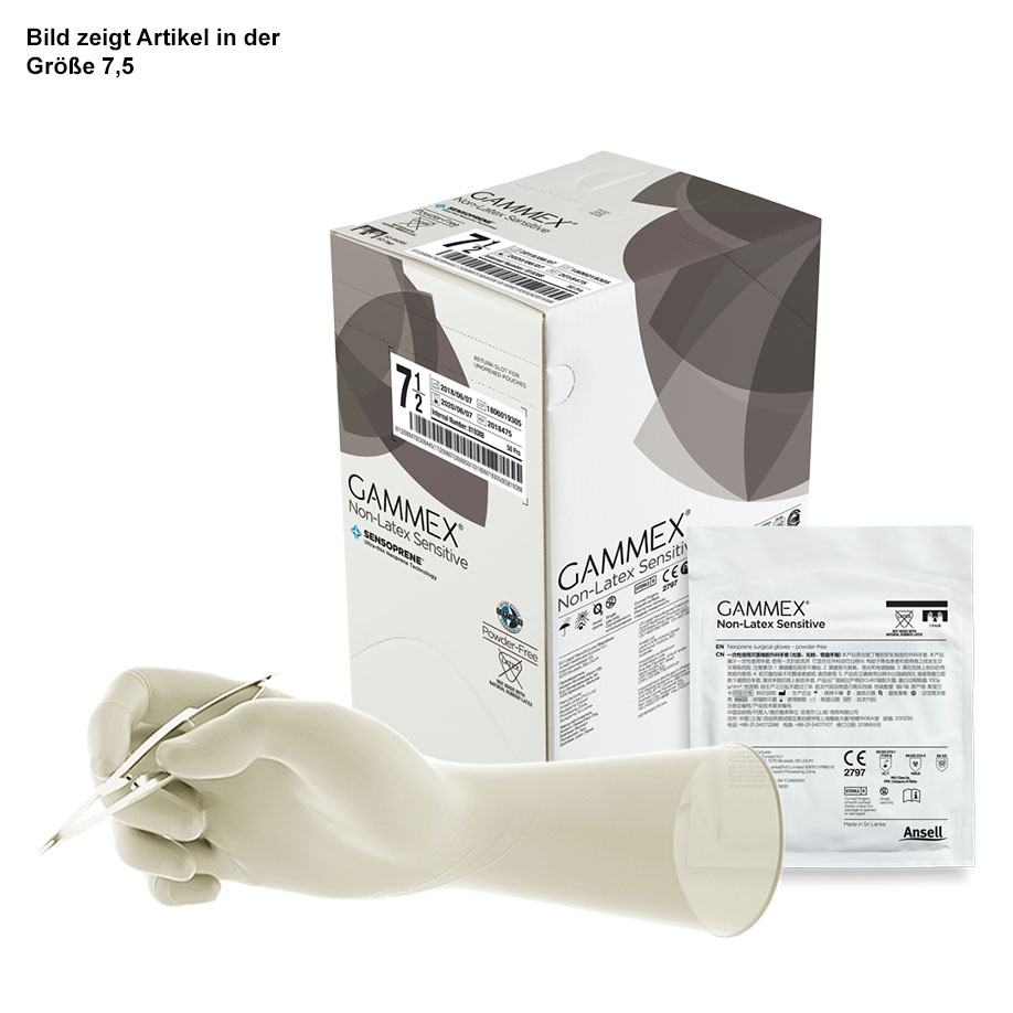 Gammex Non-Latex Sensitive (50 pairs) surgical Gloves sterile, sz. 9.0
