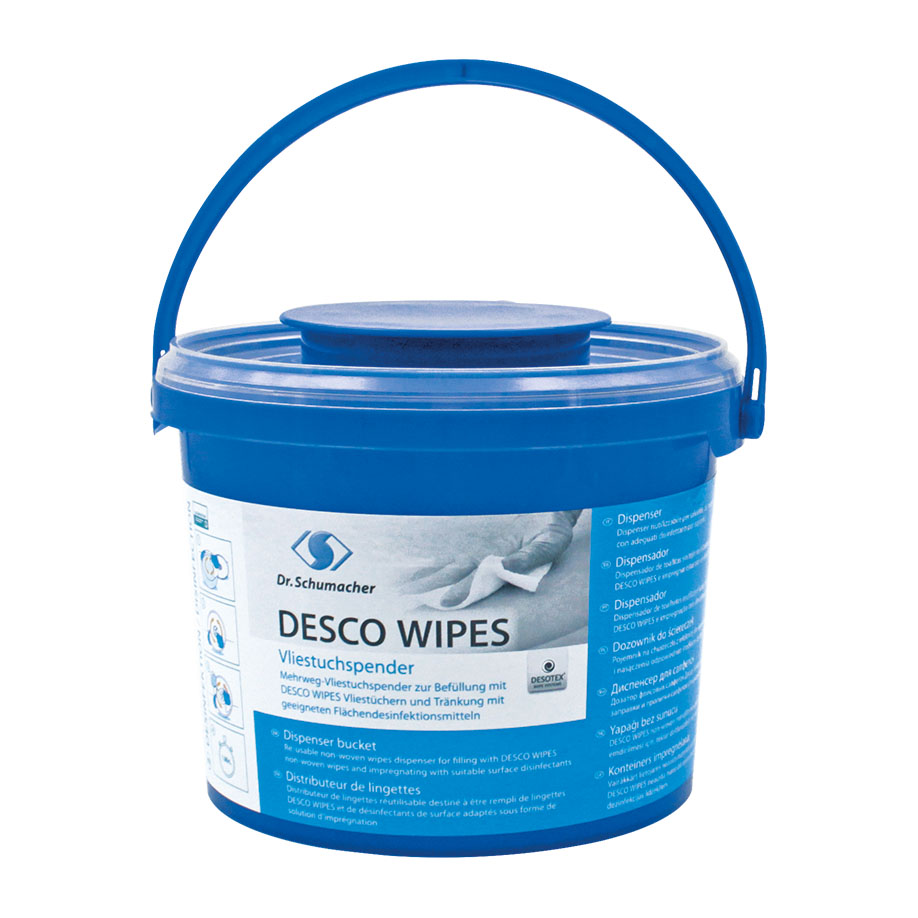 Desco Wipes Vliestuchspender klein, blau