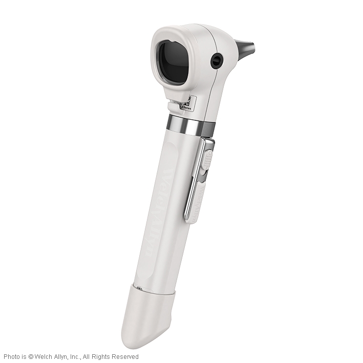 Pocket LED Otoskop 2,5 V perlweiß