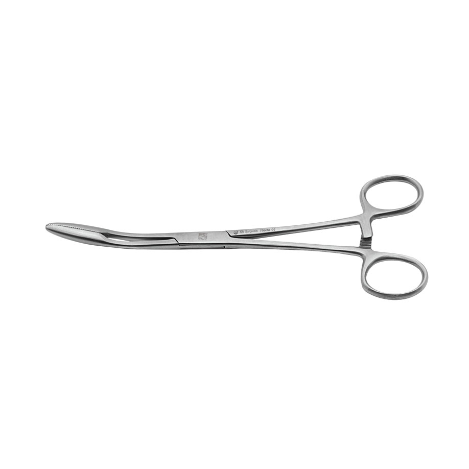 Gross-Maier Kornzange ratiomed gebogen, 20 cm, mit Sperre