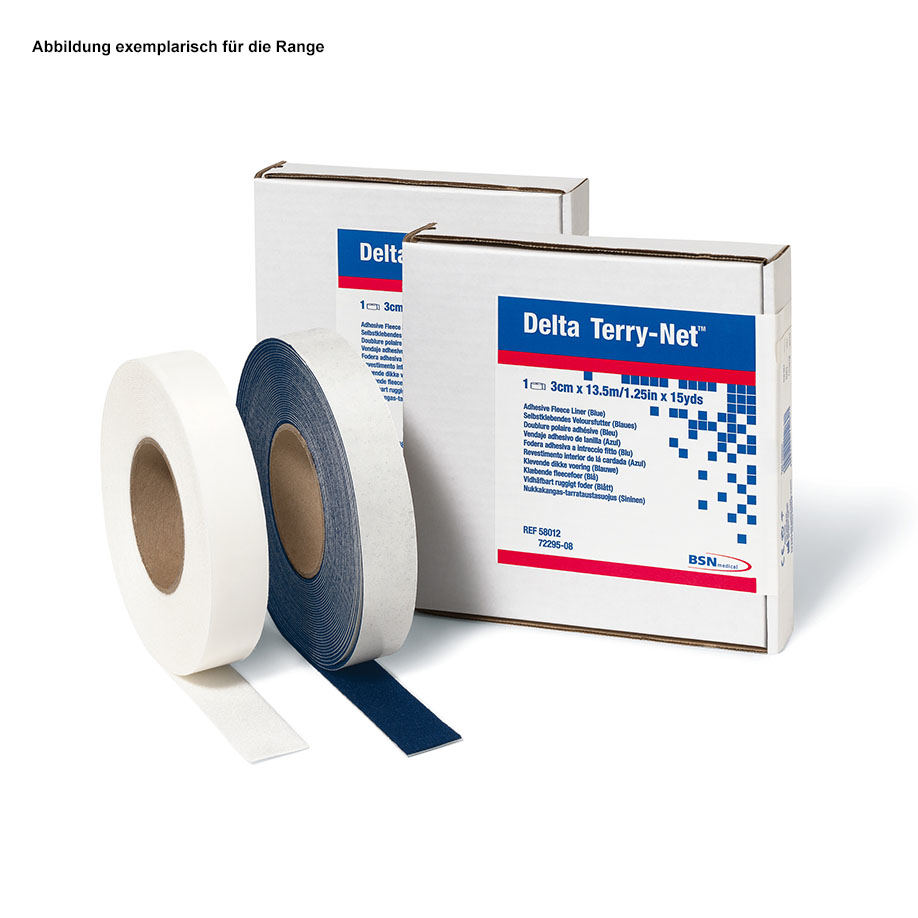 Lab Edge Padding Delta Terry-Net self-adhesive edge padding, 13.5 m x 3 cm, black | BSN ...