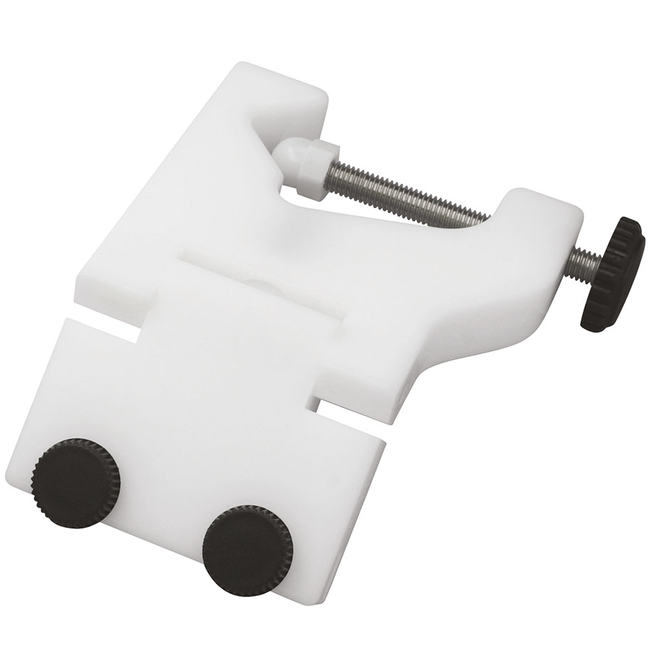 Universal-Halterung mit 1 Gelenk für Druckwandlerplatten oder Hahnenbänke