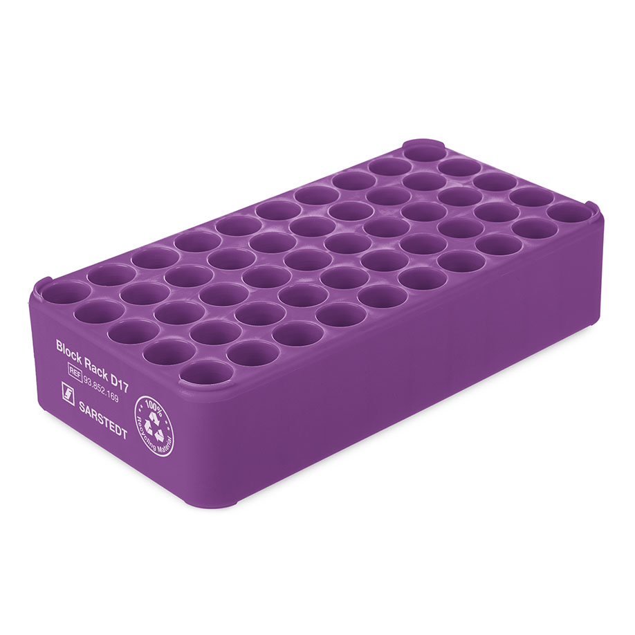 S-Monovette-Rack D 17, violett,