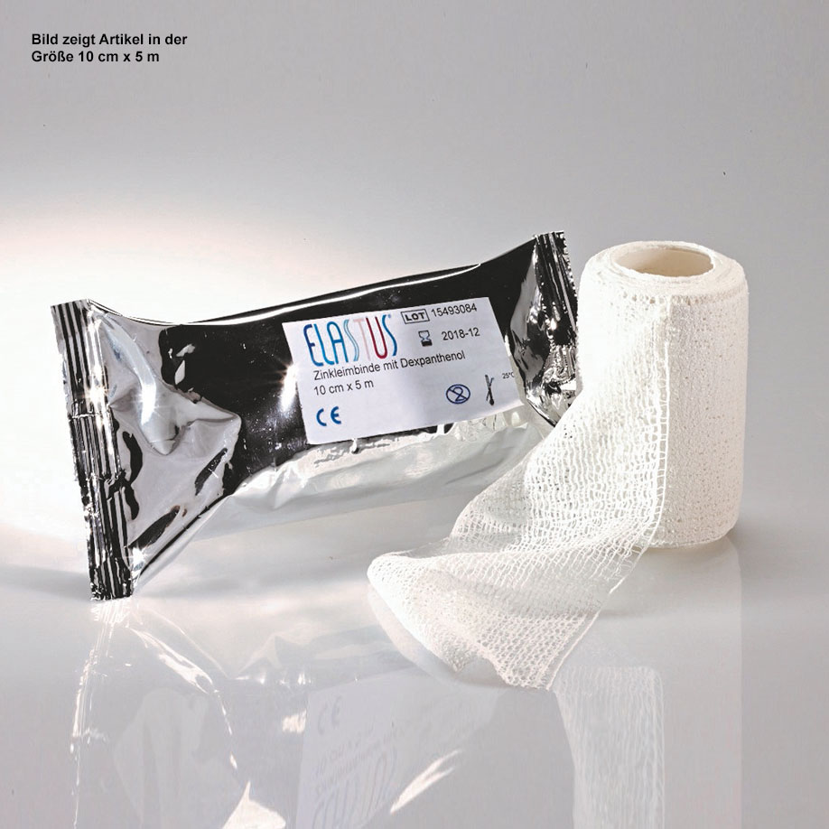 ELASTUS Zinkleimbinden weiß mit