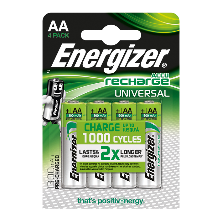 Energizer NiMH Akkumulatoren Universal