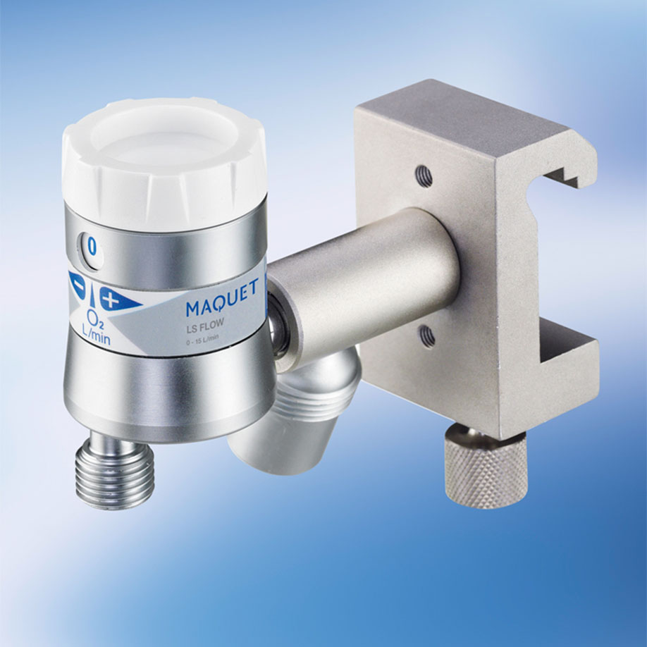 LS FLOW O 15 Durchflussmesser Sauerstoff Schiene
