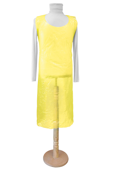 Einmal-Schürzen gelb