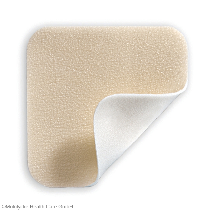 Mepilex Lite Schaumverband ohne Haftrand steril, 7,5 x 8,5 cm (5 Stck.)