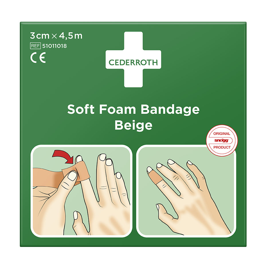 Cederroth Soft Foam Bandage Beige