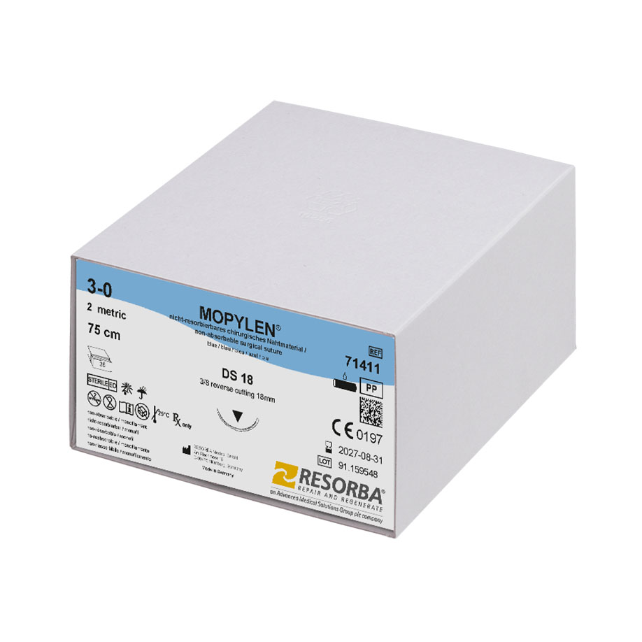 MOPYLEN DS 18 3/0=2 blau monofil,