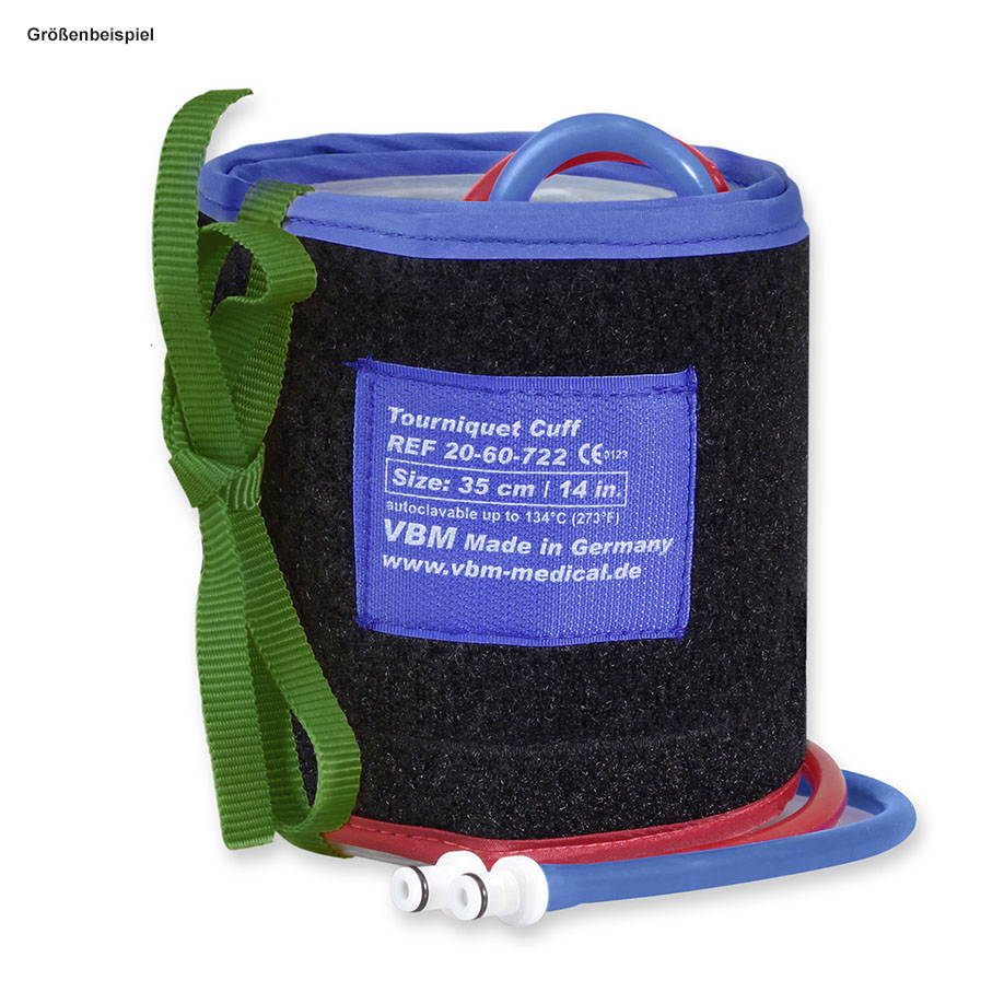 Tourniquet-Doppelmanschette, Arm, 35 x 12 cm