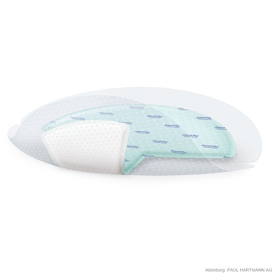 Zetuvit Plus Silicone Border Heel