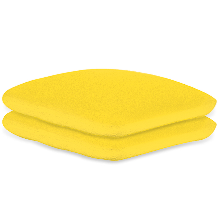 Kissenbezüge Frottee gelb, 40 x 40 cm,
