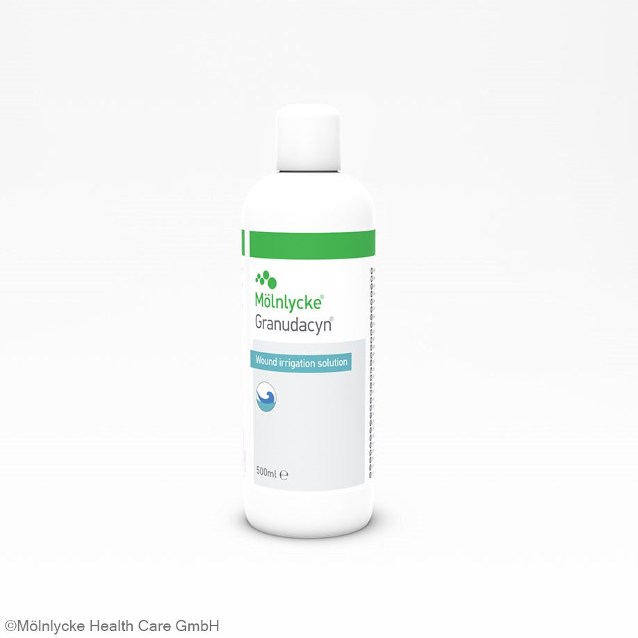 GRANUDACYN Wound irrigation solution 500 ml