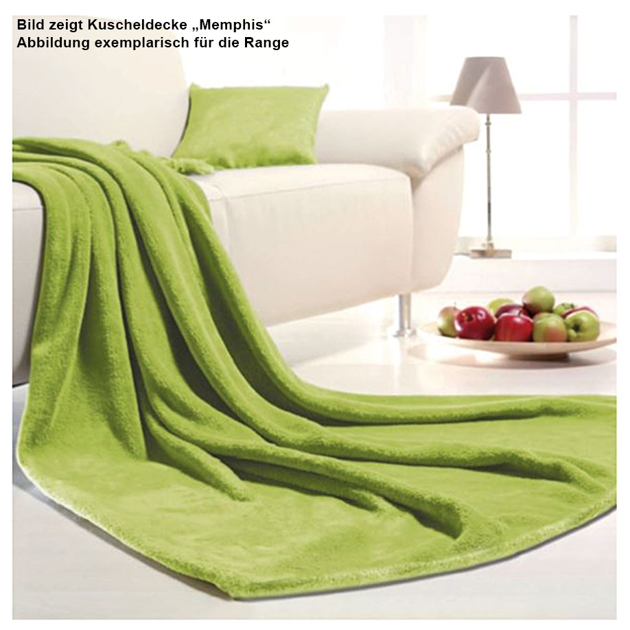 Kuscheldecke ''Memphis'' weinrot 150 x 200 cm