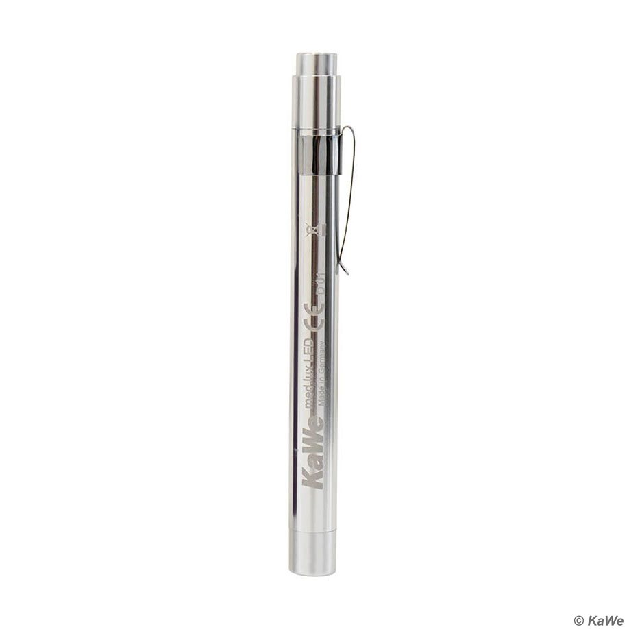 Diagnostikleuchte med.lux Pen silber