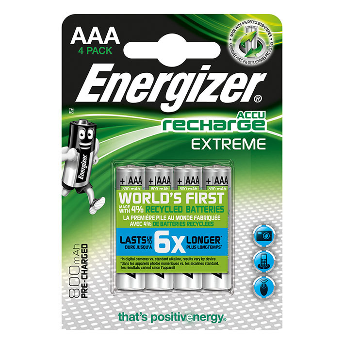 Energizer NiMH Akkumulatoren Extreme