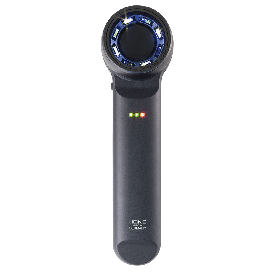 DELTA 30 PRO Bundle, dermatoscope with  contact disc with scale, small