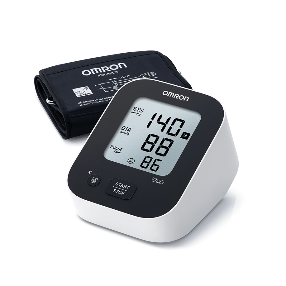 OMRON M2+ Connect Oberarm-Vollautomat-Blutdruckmessgerät
