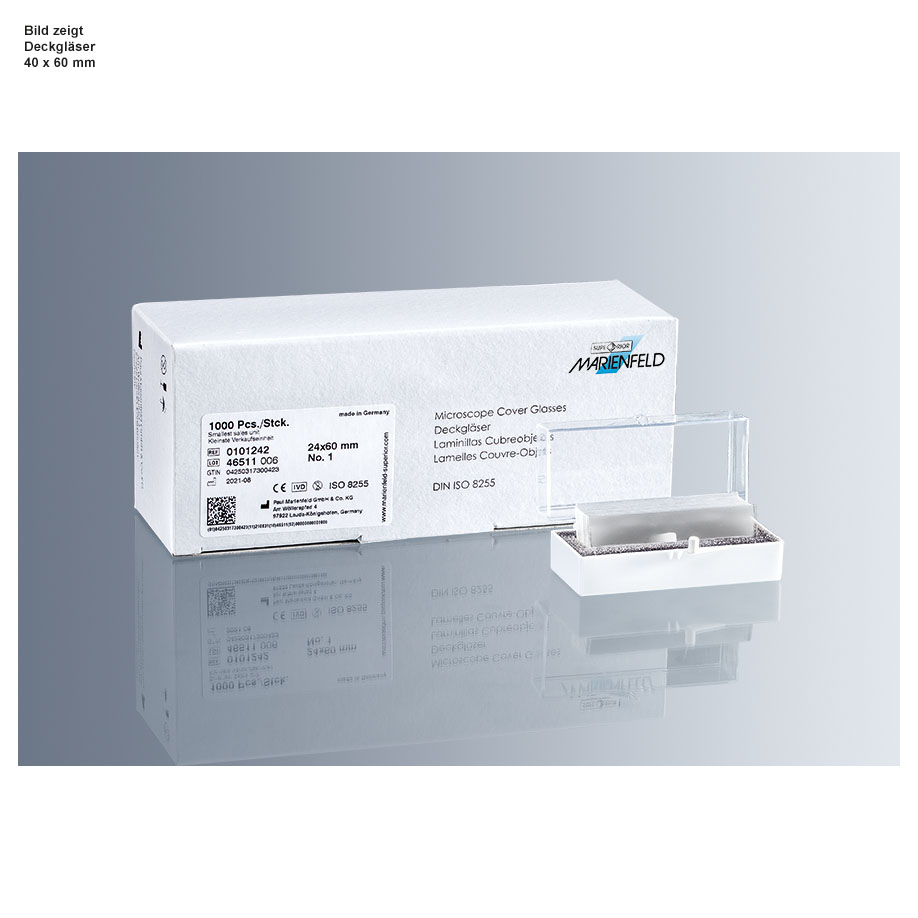 Deckgläser 24 x 60 mm (100 Stck.)