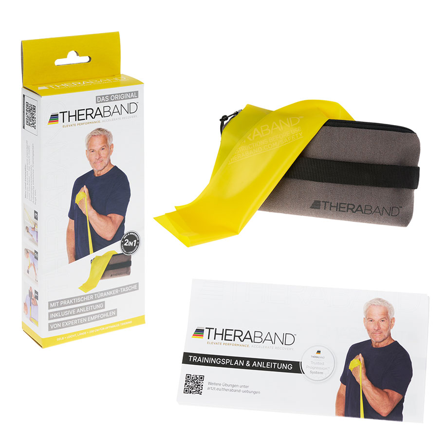 TheraBand 2,5 m, gelb/leicht, inkl.