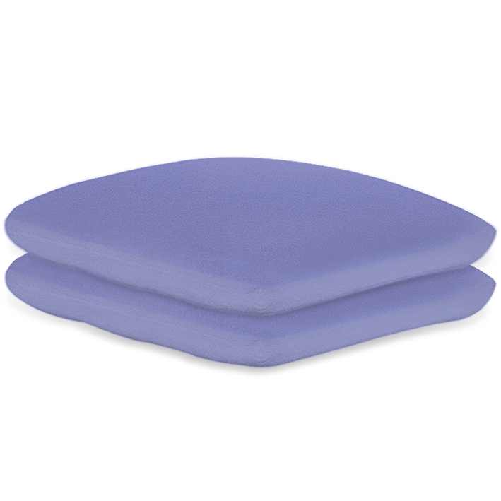Kissenbezüge Frottee viola, 40 x 40 cm,