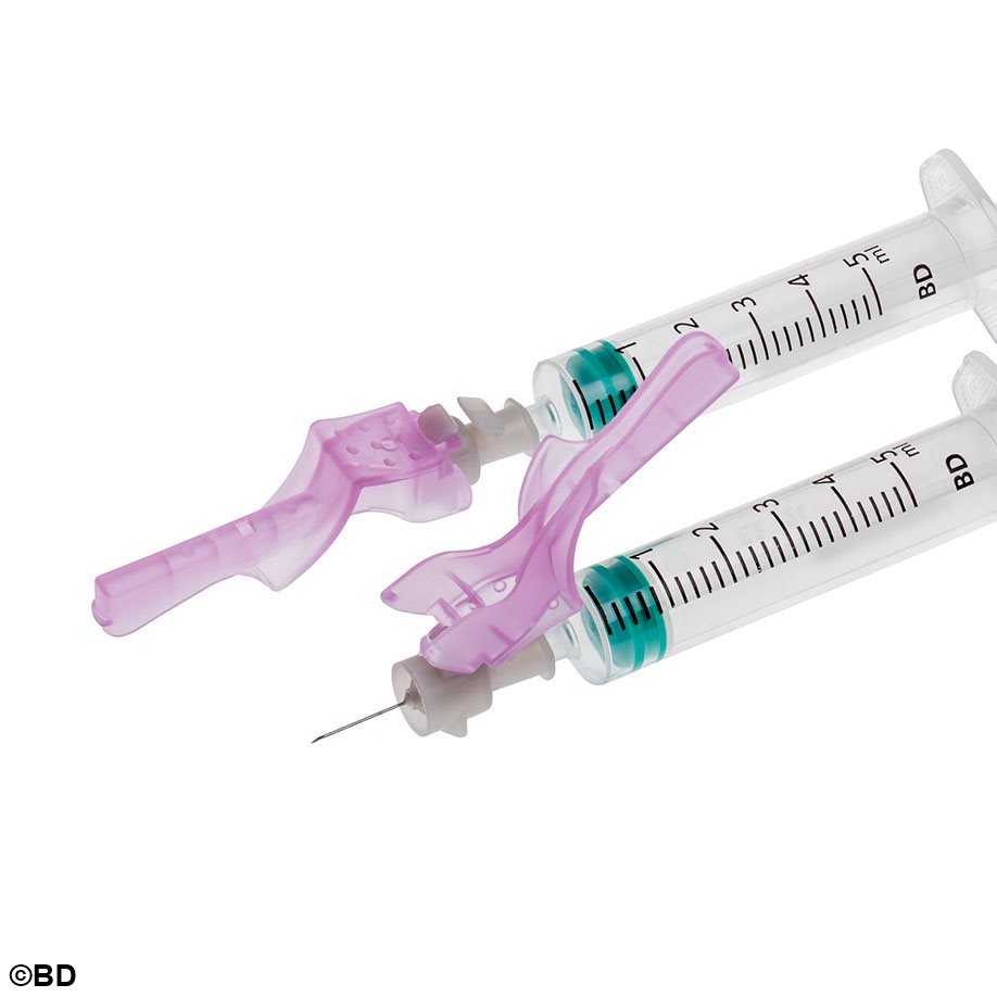BD Eclipse Sicherheitsinjektionskanülen, 27 G x 1/2'', 0,40 x 13 mm (100 Stck.)