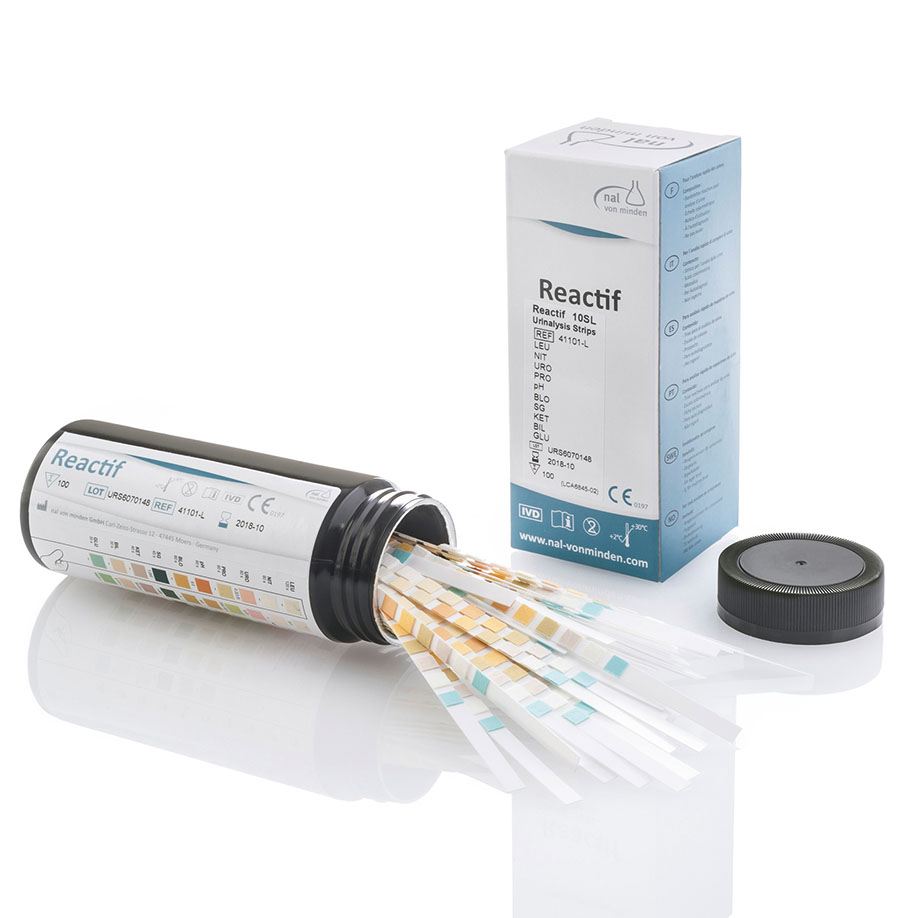Reactif 10SL urine test strips (100 tests)