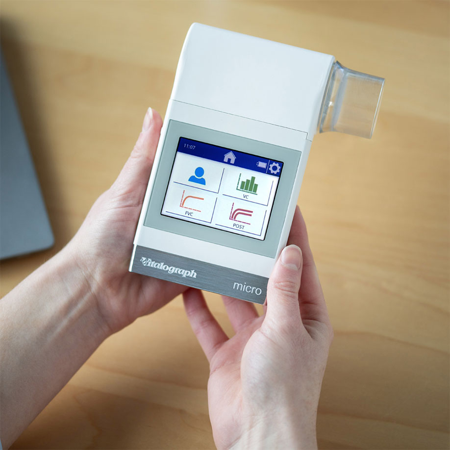 Vitalograph micro Hand-Spirometer mit pdf-Berichtssoftware Vitalograph micro Hand-Spirometer mit pdf-Berichtssoftware