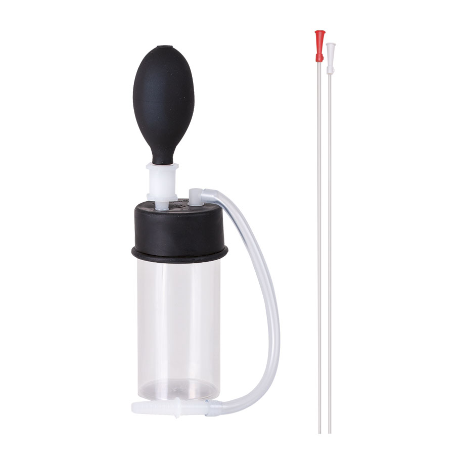 Manual secretion suction pump