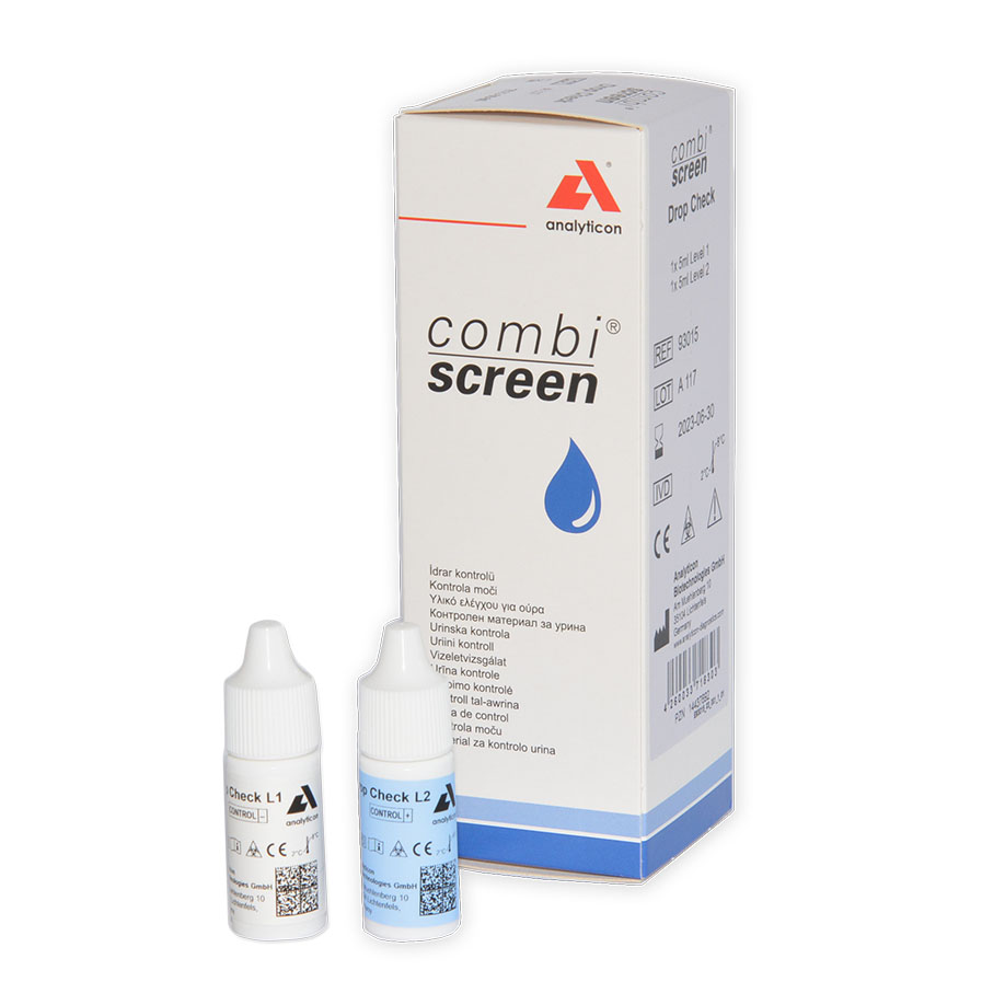 CombiScreen Drop Check Control  (2 x 5 ml, Level 1 + Level 2)