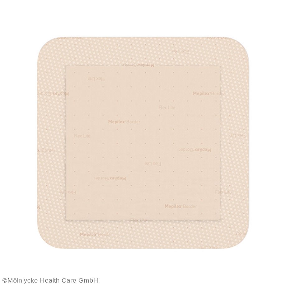 Mepilex Border Flex Lite Schaumverband steril, 7,5 x 7,5 cm (5 Stck.)
