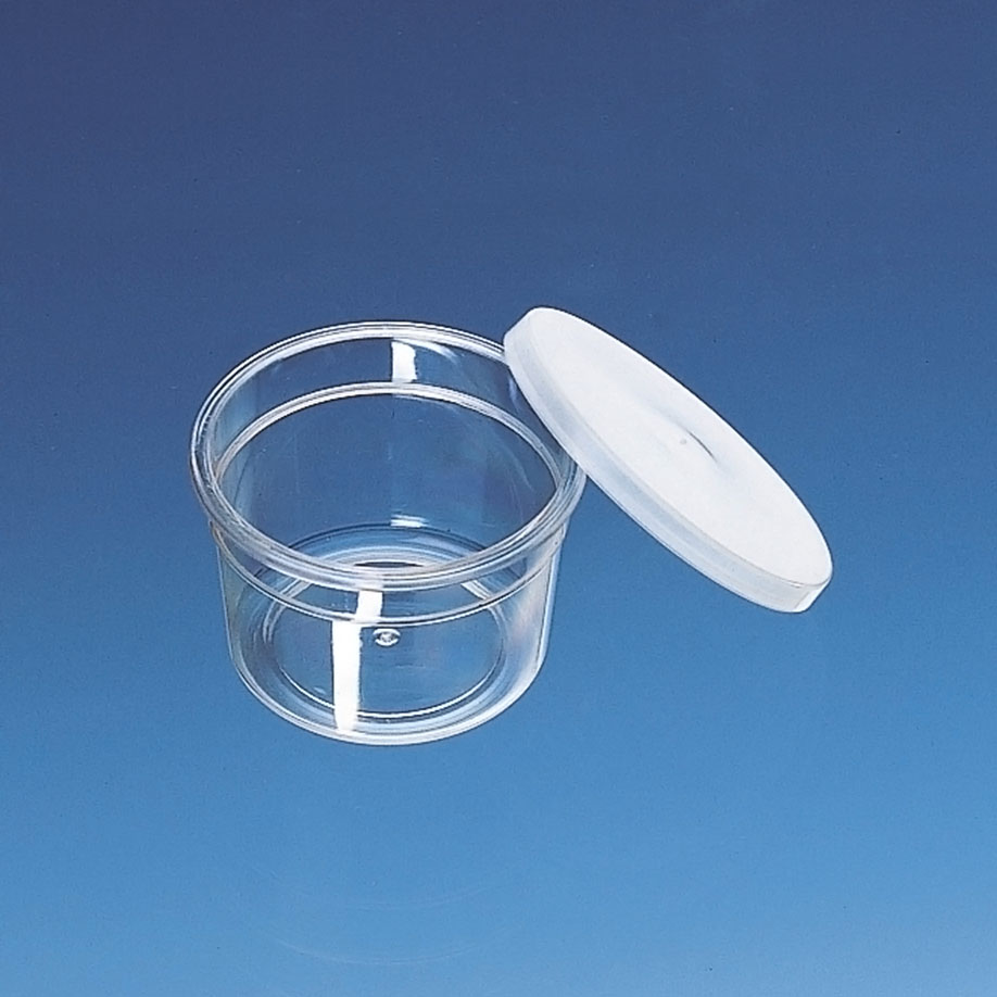 Dose, PS, mit Schnappdeckel, PE-LD,