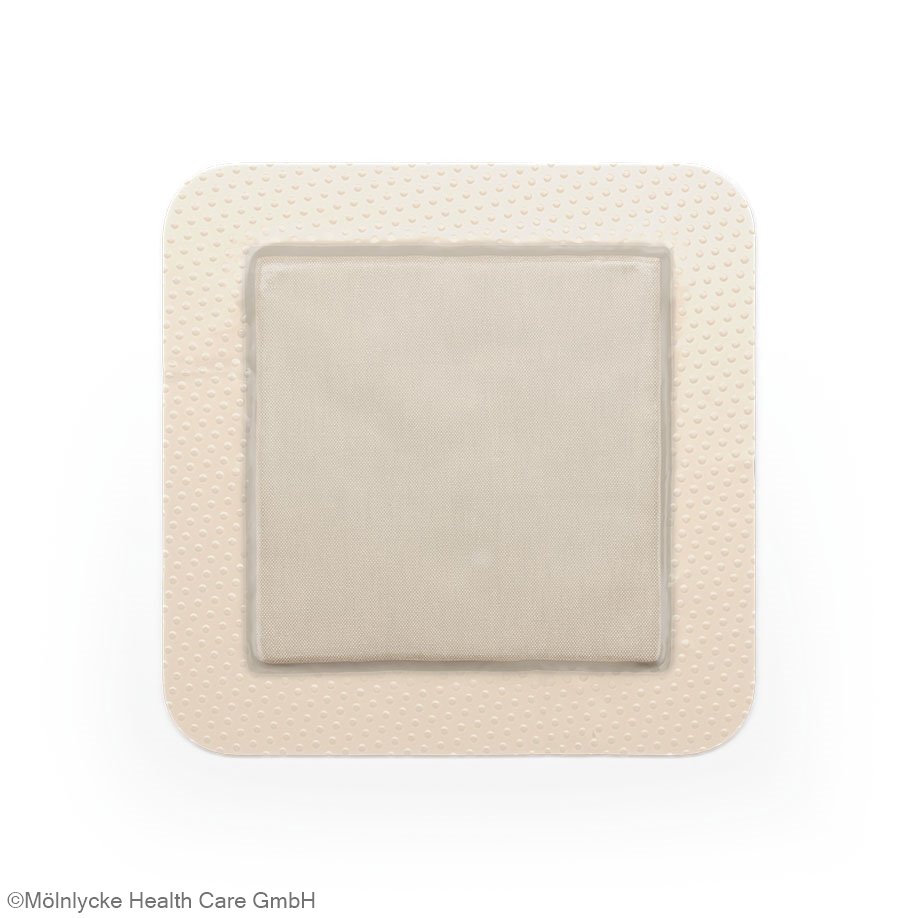 Mepilex Border Ag foam dressings sterile, 15 x 17.5 cm (5 pcs.)