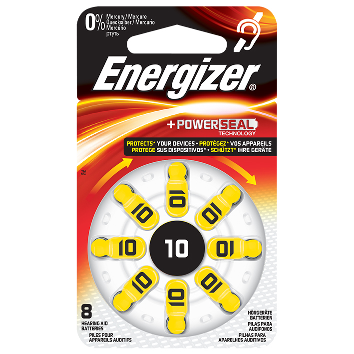 Energizer hearing aid battery type 10 1.4 V (8 pcs.)