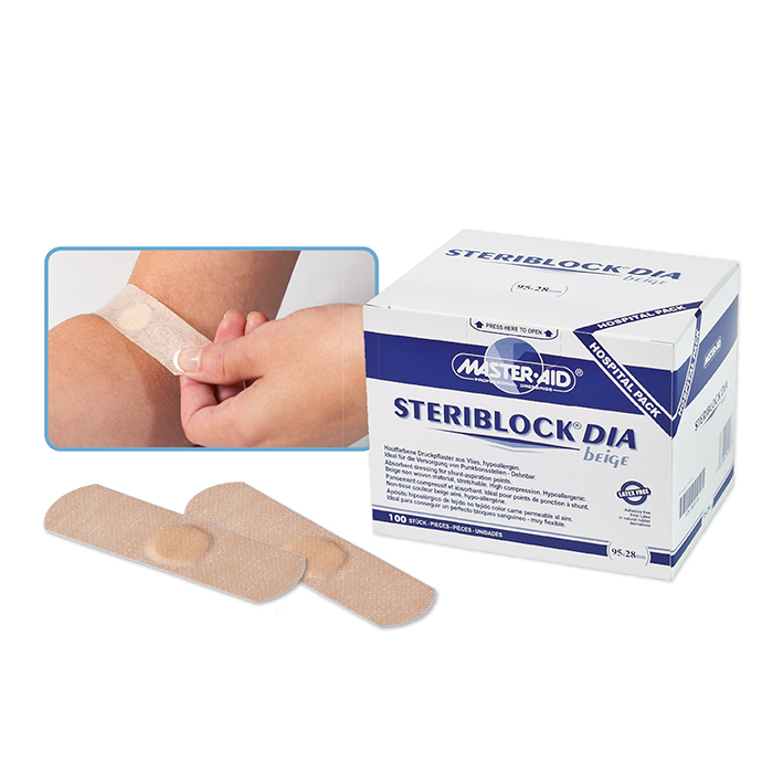 STERIBLOCK DIA Wundauflagen beige
