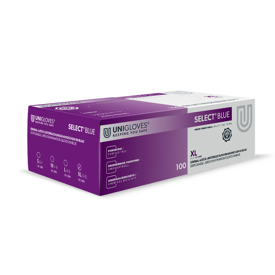SELECT BLUE - der Blaue Latex