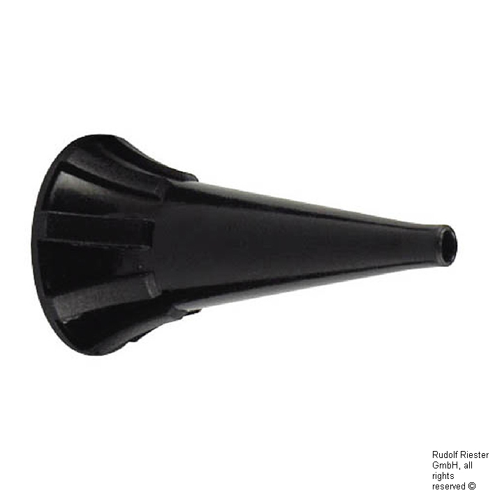 Einmal-Ohrtrichter, Ø 2,5 mm, schwarz,