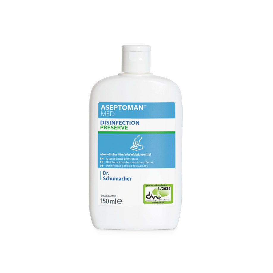 Aseptoman med 150 ml pocket-size bottle, hand disinfectant