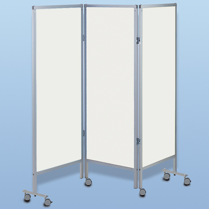 Wandschirm 3-flügelig, fahrbar,