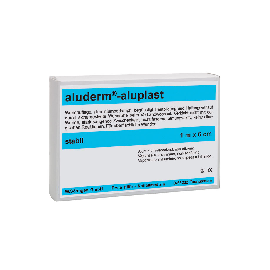 aluderm-aluplast Wound Plaster approx. 10 x 6 cm (10 pcs.)
