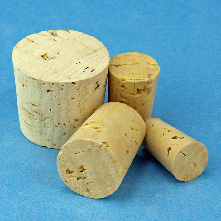 spitze Korkstopfen, 1a-Qualität,