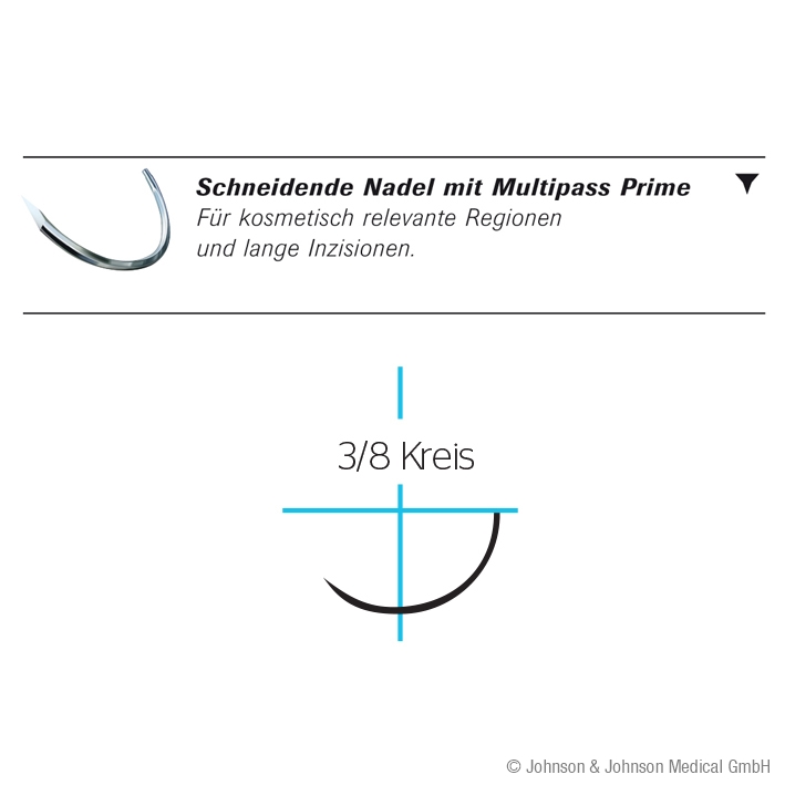 PROLENE PS1 MULTIPASS 3/0=2 blau monofil Nahtmaterial Fadenlänge 45 cm (12 Stck.)