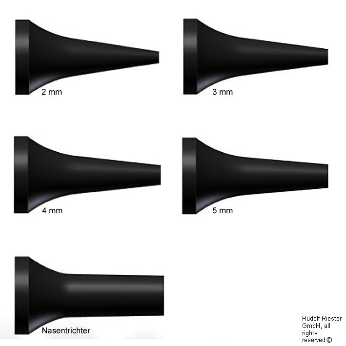 Ohrtrichter, wiederverwendbar, Ø 2 mm,