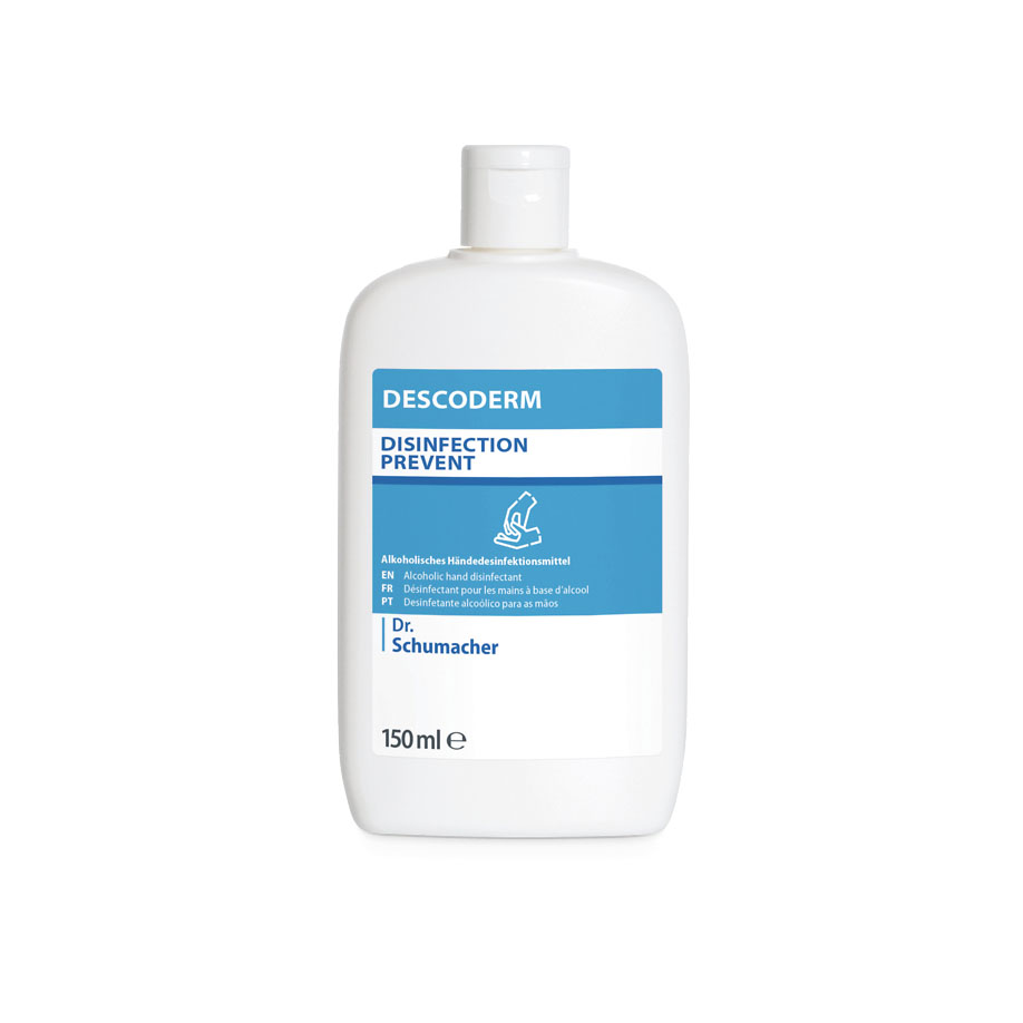 Descoderm 150 ml, pocket-size bottle, skin and hand disinfection