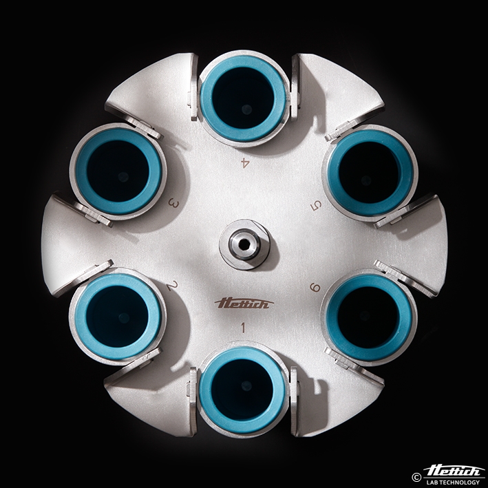 Ausschwingrotor 6-fach, komplett mit