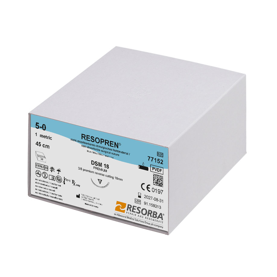 RESOPREN DSM 18 5/0=1 blau monofil,