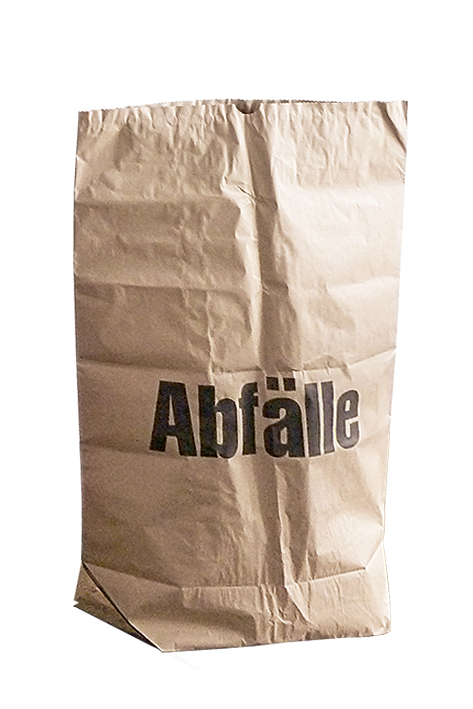 Papiersack 70 Ltr., 550+200 x 850 mm,