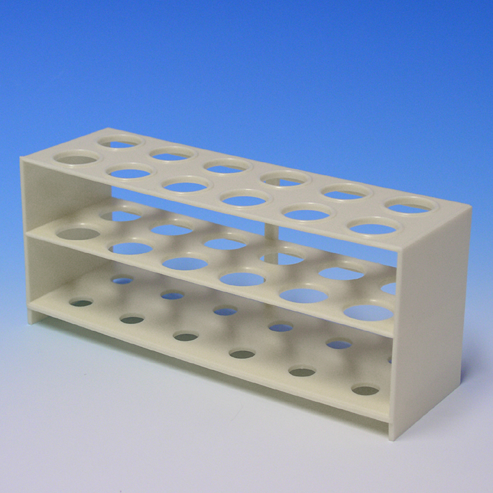Reagenzglasgestell aus Polystyrol